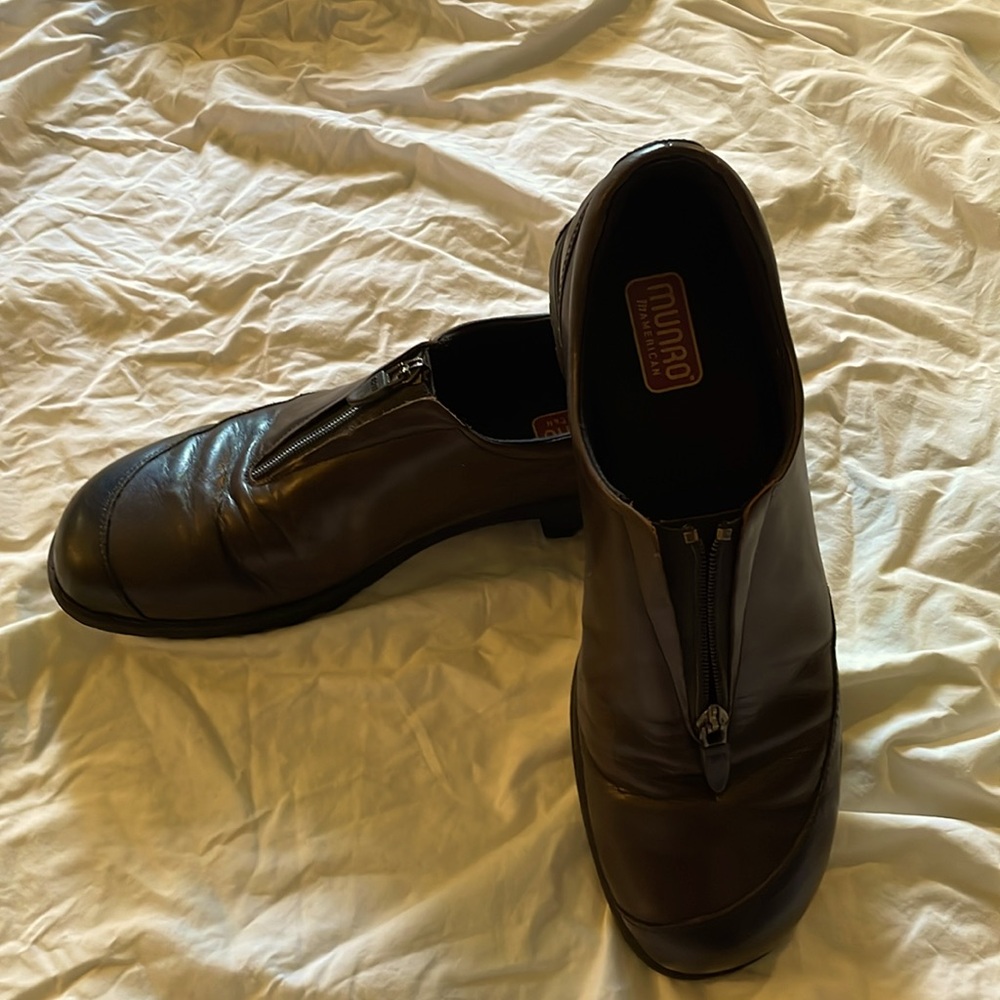Monro American Ladies Loafers Gently Warn Real Leather